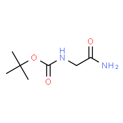 ChemSpider 2D Image | tert-butyl (2-amino-2-oxoethyl)carbamate | C7H14N2O3