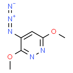 ChemSpider 2D Image | 4-Azido-3,6-dimethoxypyridazine | C6H7N5O2