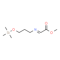 ChemSpider 2D Image | Methyl (2E)-({3-[(trimethylsilyl)oxy]propyl}imino)acetate | C9H19NO3Si
