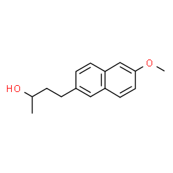 ChemSpider 2D Image | NABUMETONE ALCOHOL | C15H18O2