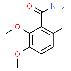 ChemSpider 2D Image | 6-Iodo-2,3-dimethoxybenzamide | C9H10INO3