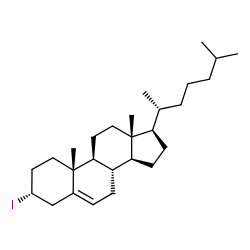 ChemSpider 2D Image | (3alpha)-3-Iodocholest-5-ene | C27H45I