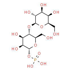 ChemSpider 2D Image | 4-O-beta-D-Galactopyranosyl-1-O-phosphono-alpha-D-mannopyranose | C12H23O14P