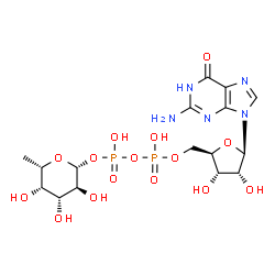ChemSpider 2D Image | GDP-fucose | C16H25N5O15P2