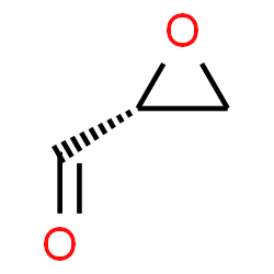 ChemSpider 2D Image | (2R)-2-Oxiranecarbaldehyde | C3H4O2
