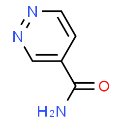 ChemSpider 2D Image | 4-Pyridazinecarboxamide | C5H5N3O