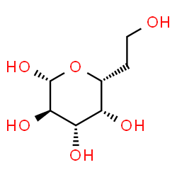 ChemSpider 2D Image | (5R)-5-(2-Hydroxyethyl)-alpha-L-arabinopyranose | C7H14O6
