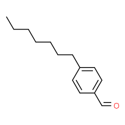 ChemSpider 2D Image | 4-Heptylbenzaldehyde | C14H20O