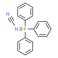 ChemSpider 2D Image | (Triphenylphosphoranylidene)cyanamide | C19H15N2P
