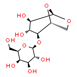 ChemSpider 2D Image | beta-D-Glucopyranose, 1,6-anhydro-4-O-beta-D-galactopyranosyl- | C12H20O10