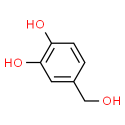 ChemSpider 2D Image | 4-Hydroxymethylcatechol | C7H8O3