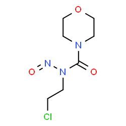 ChemSpider 2D Image | N-(2-Chloroethyl)-N-nitroso-4-morpholinecarboxamide | C7H12ClN3O3