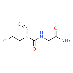 ChemSpider 2D Image | N~2~-[(2-Chloroethyl)(nitroso)carbamoyl]glycinamide | C5H9ClN4O3