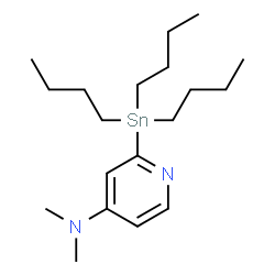 ChemSpider 2D Image | N,N-Dimethyl-2-(tributylstannyl)-4-pyridinamine | C19H36N2Sn