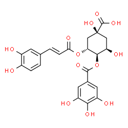 ChemSpider 2D Image | 4-GALLOYLCHLOROGENIC ACID | C23H22O13