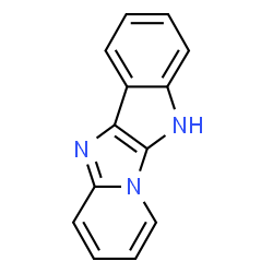 ChemSpider 2D Image | 5h-pyrido(2',1':2,3)imidazo(4,5-b)indole | C13H9N3