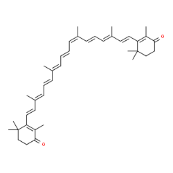 ChemSpider 2D Image | (13cis)-beta,beta-Carotene-4,4'-dione | C40H52O2