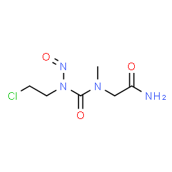 ChemSpider 2D Image | 2-Chloroethyl-3-sarcosinamide-1-nitrosourea | C6H11ClN4O3