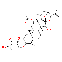 ChemSpider 2D Image | Cimiracemoside K | C37H56O10