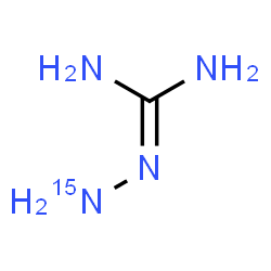 ChemSpider 2D Image | (N''-~15~N)Carbonohydrazonic diamide | CH6N315N