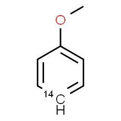 ChemSpider 2D Image | Methoxy(4-~14~C)benzene | C614CH8O