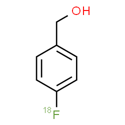 ChemSpider 2D Image | [4-(~18~F)Fluorophenyl]methanol | C7H718FO