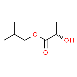 ChemSpider 2D Image | Isobutyl (2S)-2-hydroxypropanoate | C7H14O3