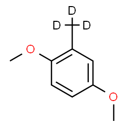 ChemSpider 2D Image | 1,4-Dimethoxy-2-(~2~H_3_)methylbenzene | C9H9D3O2