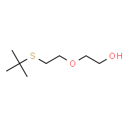 ChemSpider 2D Image | 2-{2-[(2-Methyl-2-propanyl)sulfanyl]ethoxy}ethanol | C8H18O2S