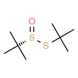ChemSpider 2D Image | (R)-(+)-tert-Butyl tert-butanethiosulfinate | C8H18OS2