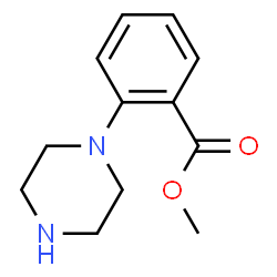 ChemSpider 2D Image | Methyl 2-(1-piperazinyl)benzoate | C12H16N2O2