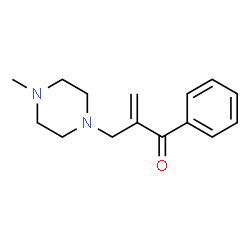 ChemSpider 2D Image | 2-(4-methyl-1-piperazinylmethyl)acrylophenone | C15H20N2O