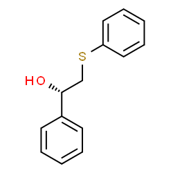 ChemSpider 2D Image | (1S)-1-Phenyl-2-(phenylsulfanyl)ethanol | C14H14OS