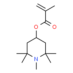 ChemSpider 2D Image | 1,2,2,6,6-Pentamethyl-4-piperidinyl methacrylate | C14H25NO2