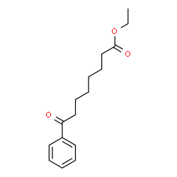 ChemSpider 2D Image | Ethyl 8-oxo-8-phenyloctanoate | C16H22O3