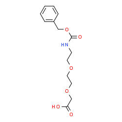 ChemSpider 2D Image | 3-Oxo-1-phenyl-2,7,10-trioxa-4-azadodecan-12-oic acid | C14H19NO6