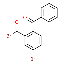 ChemSpider 2D Image | 2-Benzoyl-5-bromobenzoyl bromide | C14H8Br2O2