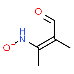 ChemSpider 2D Image | {[(2Z)-3-Methyl-4-oxo-2-buten-2-yl]amino}oxidanide | C5H8NO2