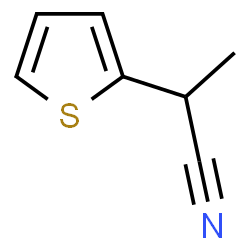 ChemSpider 2D Image | 2-(2-Thienyl)propanenitrile | C7H7NS