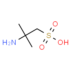 ChemSpider 2D Image | 2-Amino-2-methyl-1-propanesulfonic acid | C4H11NO3S