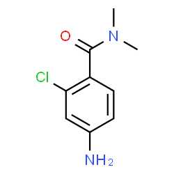 ChemSpider 2D Image | 4-Amino-2-chloro-N,N-dimethylbenzamide | C9H11ClN2O