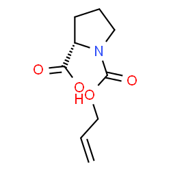 ChemSpider 2D Image | 1-[(Allyloxy)carbonyl]-L-proline | C9H13NO4