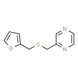 ChemSpider 2D Image | ((Furfurylthio)methyl)pyrazine | C10H10N2OS