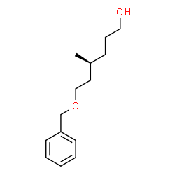 ChemSpider 2D Image | (4S)-6-(Benzyloxy)-4-methyl-1-hexanol | C14H22O2