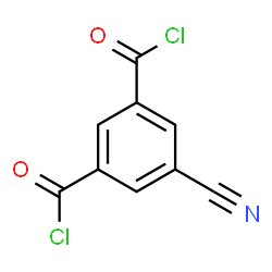 ChemSpider 2D Image | 5-Cyanoisophthaloyl dichloride | C9H3Cl2NO2