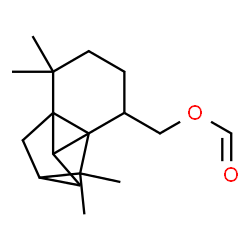 ChemSpider 2D Image | (5,5,11,11-Tetramethyltetracyclo[6.2.1.0~1,6~.0~6,10~]undec-2-yl)methyl formate | C17H26O2
