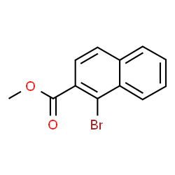 ChemSpider 2D Image | Methyl 1-bromo-2-naphthoate | C12H9BrO2