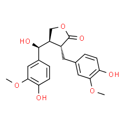ChemSpider 2D Image | Hydroxymatairesinol | C20H22O7