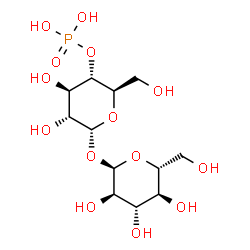 ChemSpider 2D Image | alpha-D-Glucopyranosyl 4-O-phosphono-alpha-D-glucopyranoside | C12H23O14P