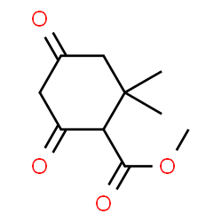 ChemSpider 2D Image | Methyl 2,2-dimethyl-4,6-dioxocyclohexanecarboxylate | C10H14O4